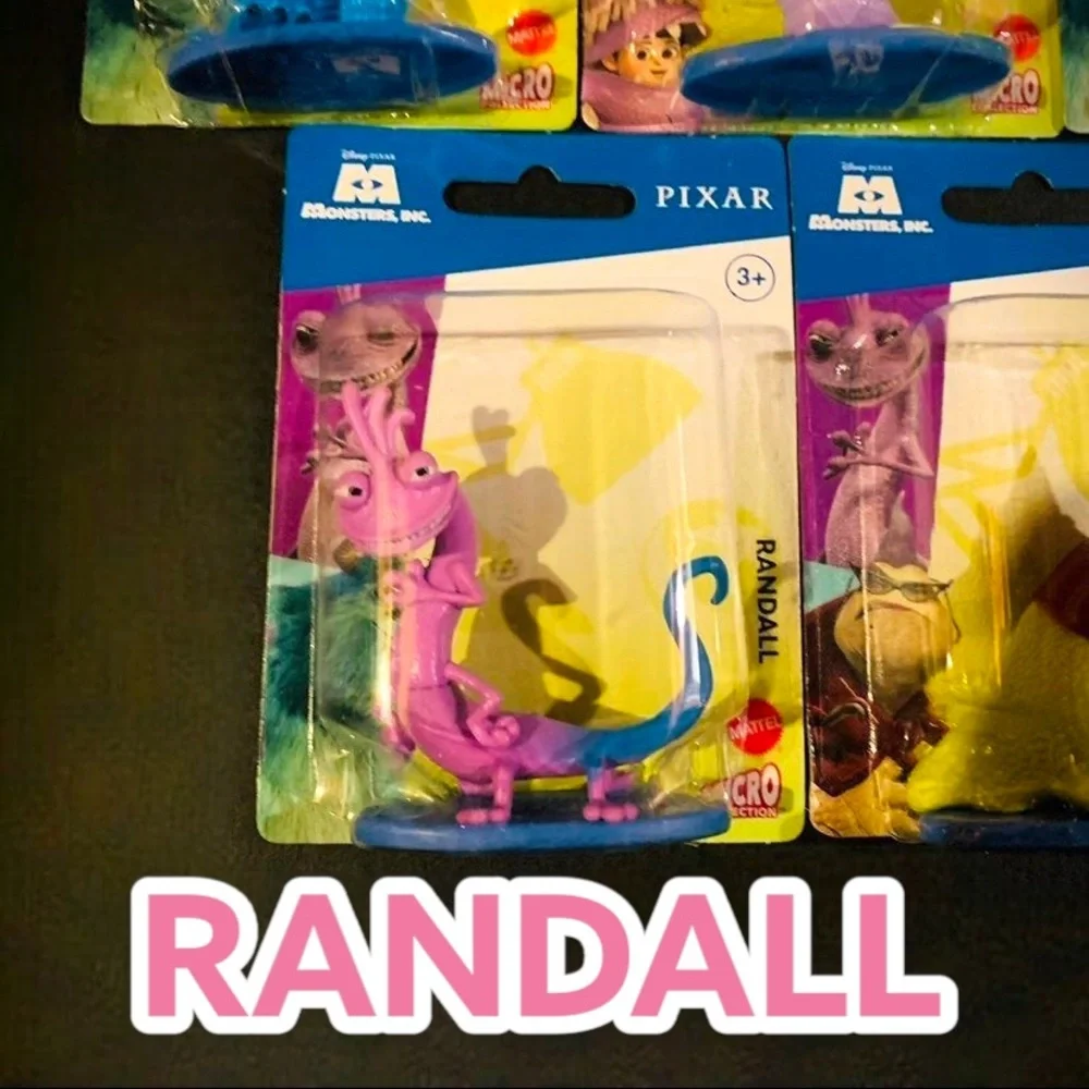 Disney Pixar Monsters Inc. Mini Figs. Cake Toppers. Complete Set! NEW!